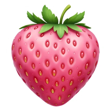 Soft Pink strawberries sticker