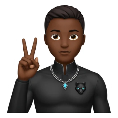 Wakanda forever hand sign 🙅 sticker