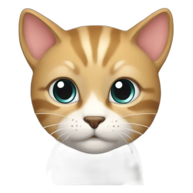 gato com asas sticker