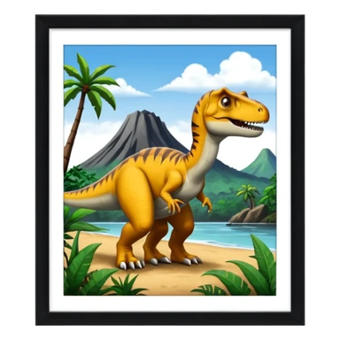 Jurassic park sticker