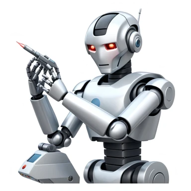 AI robot chat bot copywriter AI defeats CHATGPT & DeepSeek in Battle of AI Arms race laser hub sticker