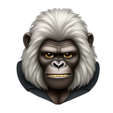Beethoven as a gorilla sticker