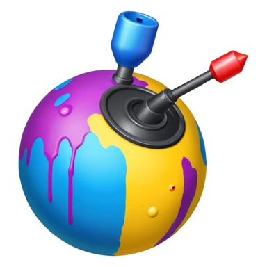 paintball bullett sticker