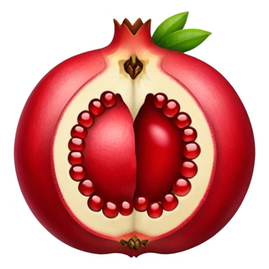 Half Open Pomegranate sticker