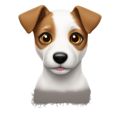 jack russel pup sticker