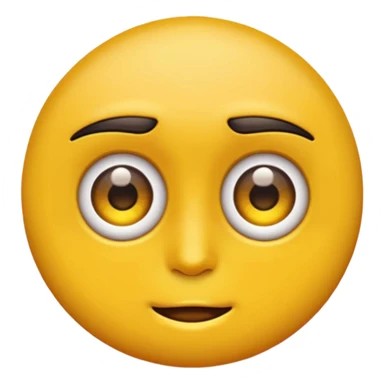 Emoji amarillo mordiéndose la uña (😊+💅)no se esta mordiendo la uña sticker