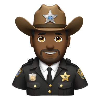 White Deputy sheriff in Texas sticker