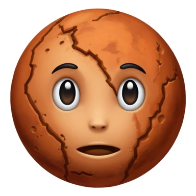 Planet mars  sticker