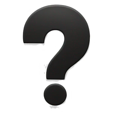 question mark witha face  sticker