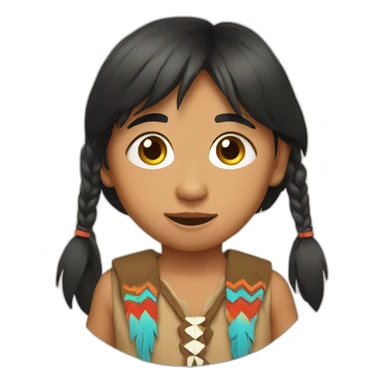 navajo kid sticker