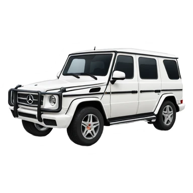 white g wagon  sticker