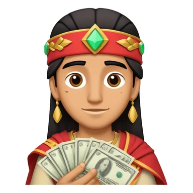 kuzco holding money sticker