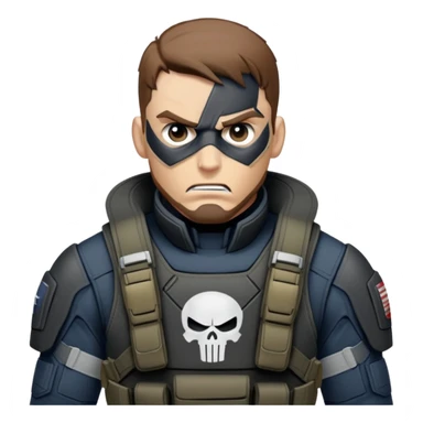 crossbones brock rumlow from captain america: civil war sticker