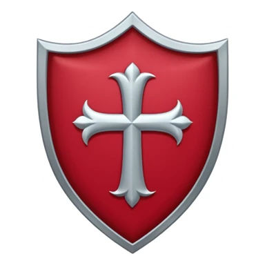 brasão sangrando medieval rosa de sangue vermelha sticker