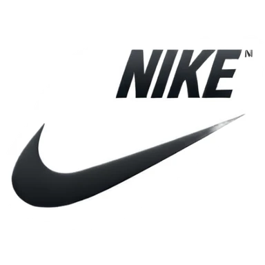 Nike logo sticker