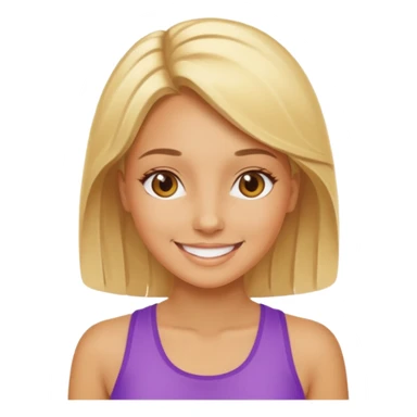 wellnes girl sticker