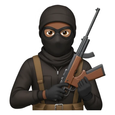 masked robber emoji sticker