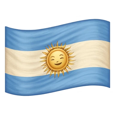 Argentine flag sticker