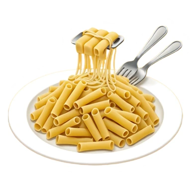 Food pasta coquillette  sticker