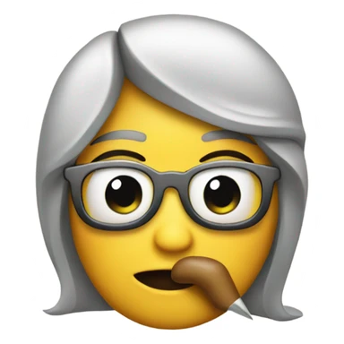 regular emoji saying a secret sticker