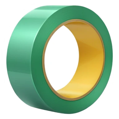 make wide  tape color light Green sticker