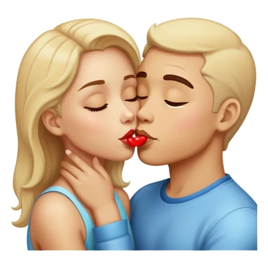 Moi qui fait un bisous  sticker