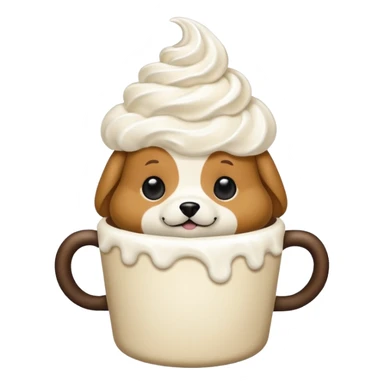 A pup cup sticker