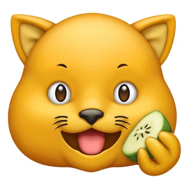 Emoji Sigma con mewing,una mandíbula muy marcada y con una ceja levantada y la otra abajo sticker