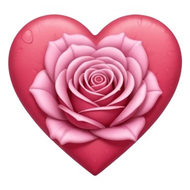 Corazón rositas sticker