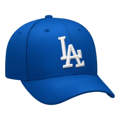 Blue LA Dodgers Hat  sticker