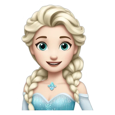 Elsa la reine des neiges sticker