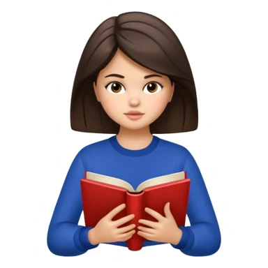 selena gomez is reading a book sticker