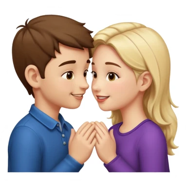 Love kissing mod boy and girl sticker