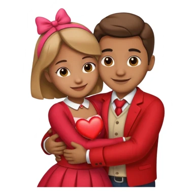 valentines day couple sticker