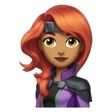 Teen Titans go starfire sticker