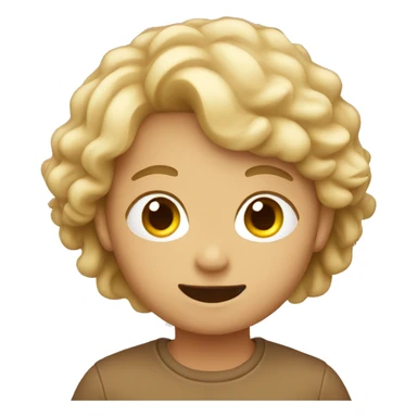 cute beige fall emoji sticker