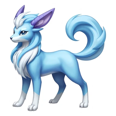Lucia-Suicune-fakemon-creature-hybrid sticker