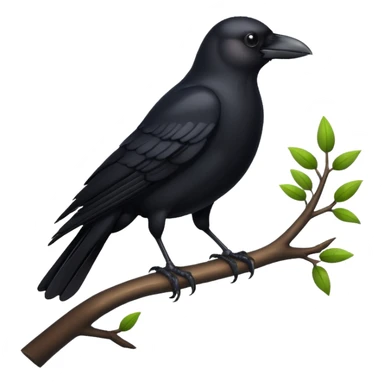 Black Crow sticker