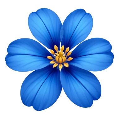 Flor azul sticker