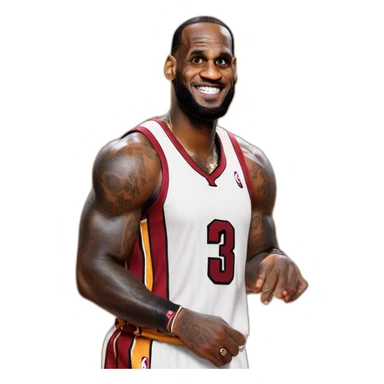 lebron James Miami heat sticker