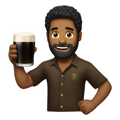 cole palmer drinking guinness  sticker