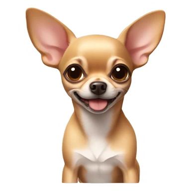 fawn apple head chihuahua sticker