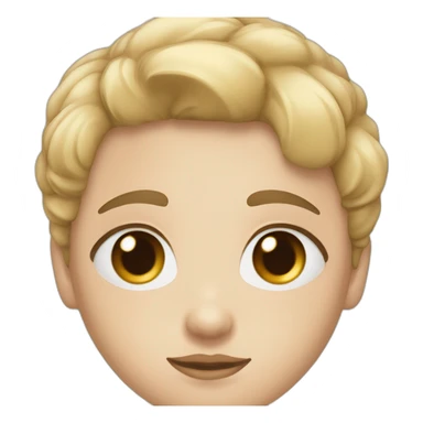 Une blonde au yeux bleu avec une brune au yeux marron sticker