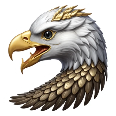 Silver Elder Scrolls Online eagle eating its tail Ouroboro sticker