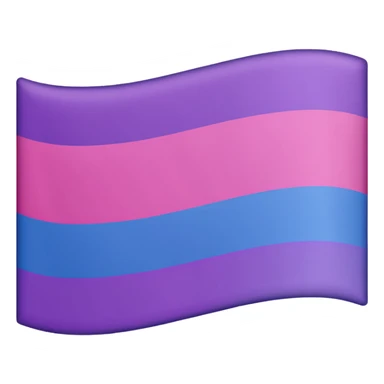 A bisexual flag sticker