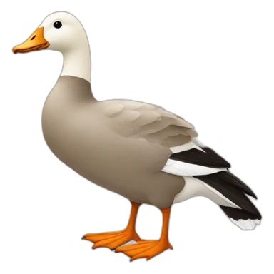 untitled-goose-holding-butterknife sticker