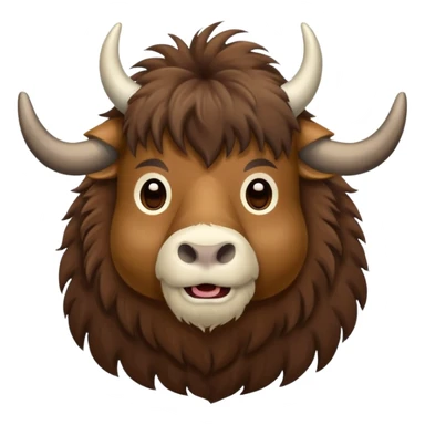 A shaven yak sticker