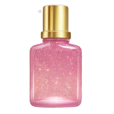Fairy light pink perfume glitter sticker
