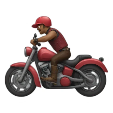 Hog rider sticker