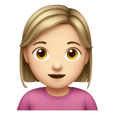 Girl with Down’s syndrome  sticker